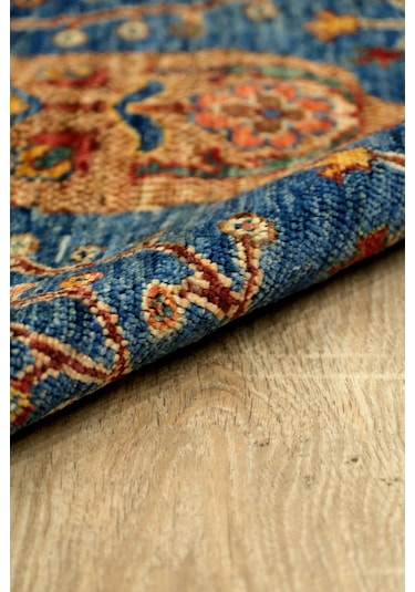 Şirvan Anatolia El Dokuma Yün Halı - Leh1170 Mavi