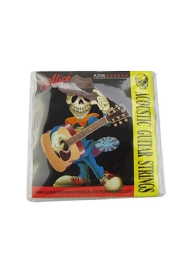 Alice Akustik Gitar Teli Seti-Tam Takım Olarak-Akustik Gıtar İcın