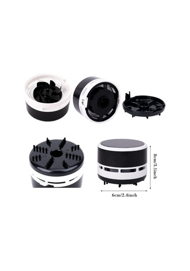 Ximistore9 Tw8050 Siyah El Tipi Elektrikli Mini Süpürge - Ev, Masaüstü Ve Araç İçin Küçük Boyutlu Temizlik Aleti