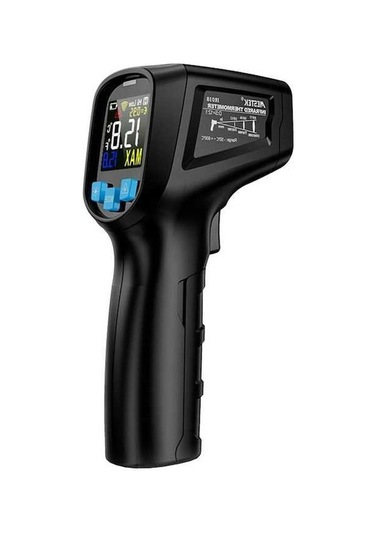 Moly Yunboo Mestek Ir03b Kızılötesi Sıcaklık Ölçer -50 600 C, Emisyon Ayarlanabilir, Alarm Özellikli