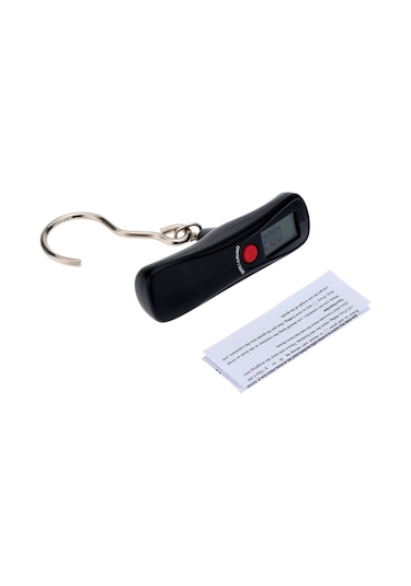 Vkemall 50kg Hassasiyetli Dijital El Terazi - Lcd Ekranlı, Taşınabilir Bagaj Ve Seyahat Terazisi Pil Dahil Değil