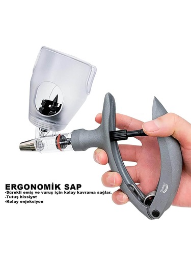 Dedeks 2 Ml Veteriner Otomatik Enjektör Yedek Parçalı