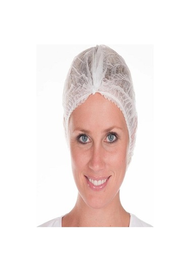 Ayliz Plast&Ambalaj Tek Kullanımlık Bone Beyaz 40 x 42 Cm 10 G 100'lü