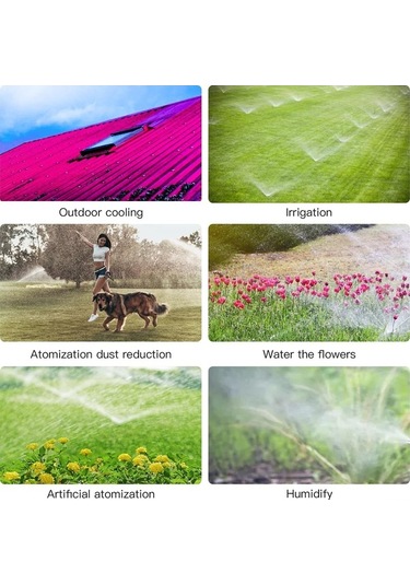 Pazly Sulama Seti, Serinletme Mikro Fıskiyeleri, Bahçe Damlatma Damla Sistemi 50 Adet Geeroyoo