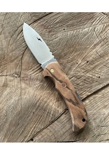 Dmr 4116 Cep Çakısı Kamp Çakısı Avcı Kampçı Bıçagı Cep Bıçak 21cm Kahverengi - Sarı