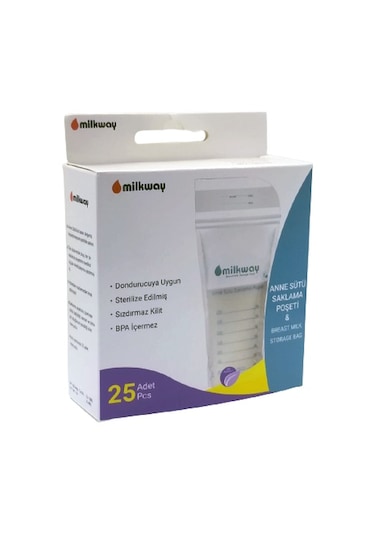 Milkway Anne Sütü Saklama Poşeti 25 Adet