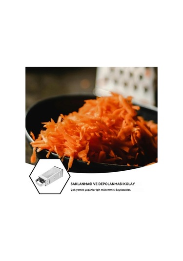 Createtech Zencefil Sebzeler Sebze Rendesi Rende Peynir Parçalayıcı Mutfak Meyveler İşlevli Fazla Dilimleyici Daha Çok Bıçaklar Ayarlanabilir Uo