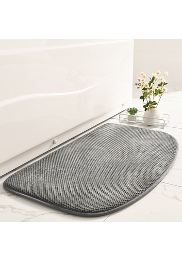 Dianziye Banyo Suyu Emici, Kayma Engeli, Hızlı Kuruyan Ev Çatı Matı - Gri Renk, 50x80 Cm Diğer