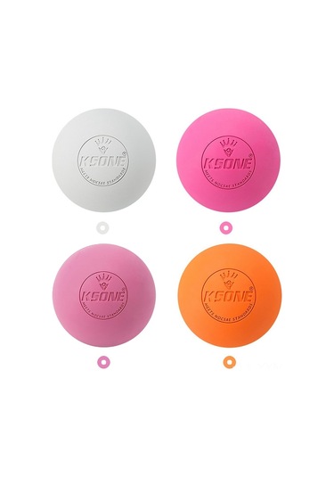 Geeksen Mavi 6.35cm Fasyalı Top - Omuz Bacak Ayak Tabanı Masajı, Lakros Tipi Relaksasyon Aleti Mavi