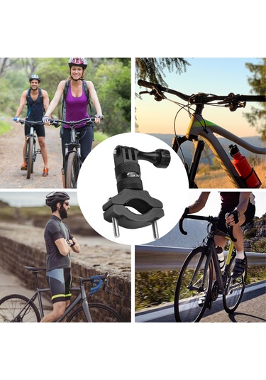 Yifomall 360 Dönebilir Alüminyum Bisiklet Kamera Tutucu - Gopro, Sjcam, Djı Osmo Uyumlu