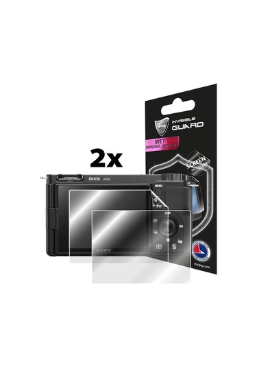 IPG Sony Alpha ZV-E10 Mirrorless Kamera Görünmez Ekran Koruyucu (2 Adet)