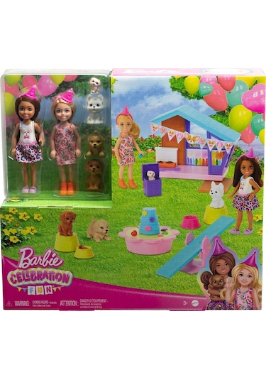 Barbie Chelsea Köpekçiğin Doğum Günü Oyun Seti  HJY88