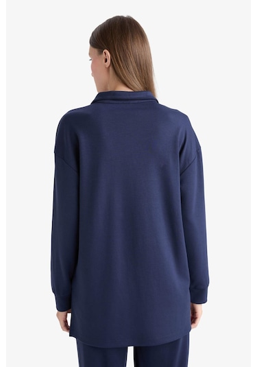 Defacto Regular Fit Fermuarlı Yaka Uzun Kollu Tunik F5771ax25aunv31 Lacivert Defacto Regular Fit Fermuarlı Yaka Uzun Kollu Tunik F5771ax25aunv31 Lacivert