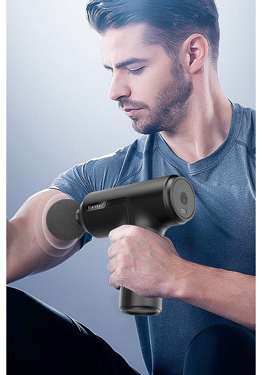 Earldom V6 6 Seviyeli 4 Değişir Başlıklı Kablosuz Masaj Aleti - Siyah 378109 Siyah