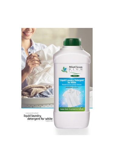 Mioclean Beyazlar için Sıvı Çamaşır Deterjanı 1 L