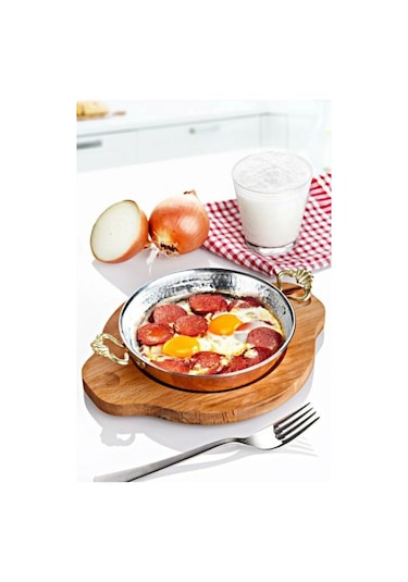 Yumurta Sahanı Omlet Tavası 20 Cm Bakır