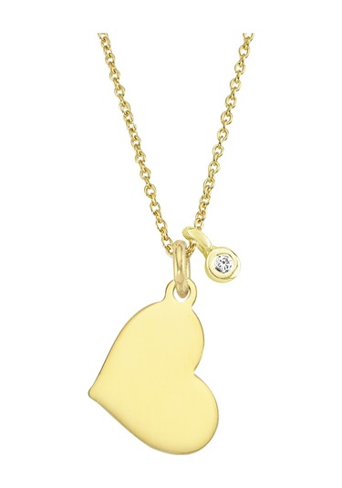 Altın Minik Pırlantalı Kalp Kolye AS83PKL AltınSepeti