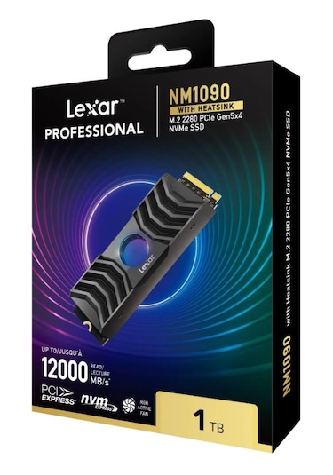 Lexar LNM1090001T-RNANG 1 TB 12000 MB 1000 MB/s M.2 NVMe Pcıe Gen5 SSD