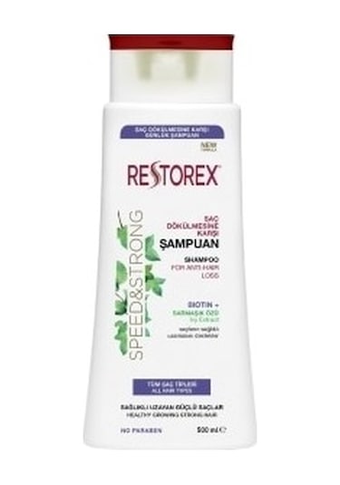 Restorex Speed & Strong Saç Dökülmesine Karşı Şampuan 500 ML