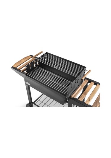 Grillia Grilchi Kömürlü Barbekü Mangal Önlük Hediyeli Siyah