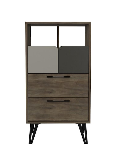 Dekorister Borges Şifonyer Cura-Nehirkumu-Antrasit