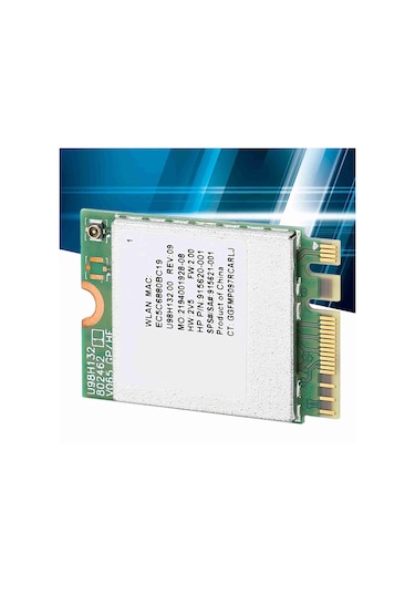Hombey Realtek Rtl8821ce M.2 Ngff 433mbps 802.11ac Bluetooth 4.2 Hp Probook 430/440/450/455/470 G5,640 G4 Uyumlu Kablosuz Ağ Kartı