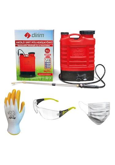Dirim PO016-1 Şarjlı İlaçlama Pompası 16 L