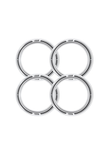 Renault Uyumlu 14 Jant B-b-s Testere Lastik Yanağı Beyaz Renk 1 Takım 4 Adet