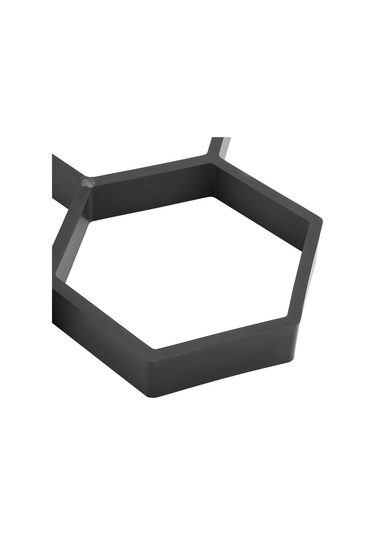 Xiyyadms Çok Kullanımlı Plastik Bahçe Yolları Kalıbı - Geometrik Desenli Beton Basamak Taşı Yapıcı, Tekrarlı Kullanım