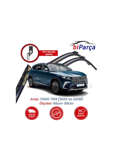 Togg T10x Maxtel Muz Silecek Takımı 2023 Ve Üzeri