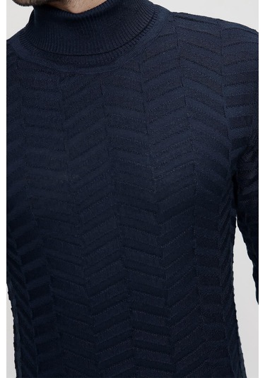 Tr 836 Lacivert Balıkçı Triko Lacivert