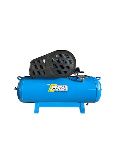 Puma PE40-200-3 200 L 3 HP 3 Piston 380 V Döküm Kafa Yağlı Hava Kompresörü