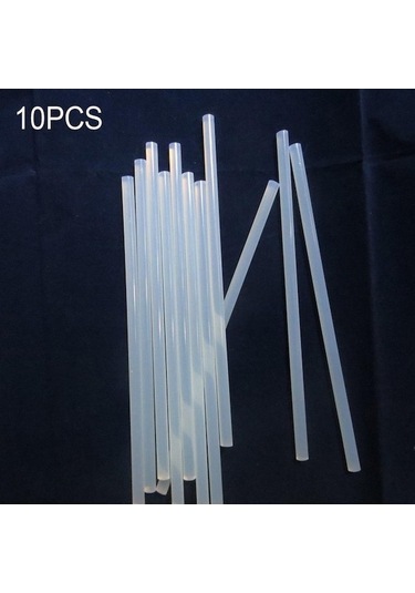 Novahub Jms 10 Adet Temizle 7mm Elektrikli Aletler İçin Eriyik Tutkal Çubuğu Isıtma Tutkal Tabancası