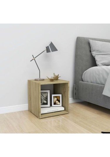 Tdesıgno Enes -kitaplık- Açık Raf - Beyaz 1 Raflı 30 Cm Meşe - Beyaz