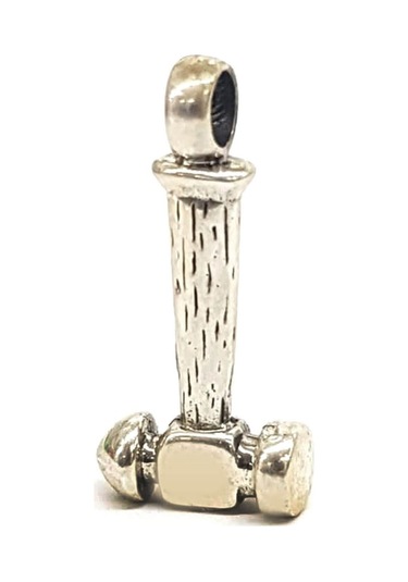 Çekiç Tasarımı Gümüş Kolye Ucu (452206859)