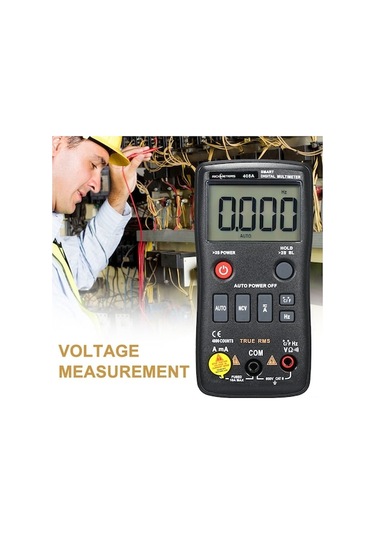Rm408a Dijital Multimetre: Voltaj Akım Direnc Sıcaklık Ölçer, Arka Işık, Yük Taşma Koruması