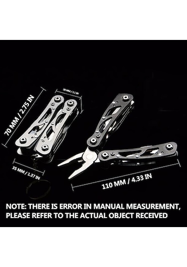 Cbtx Paslanmaz Çelik Çok Fonksiyonlu Şişe Kapağı Açıcı Pense Siyah