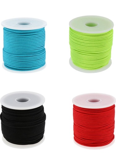 Dolıty 2mm 50 M Paracord Paraşüt Halat Kordon Açık Kamp Mavi