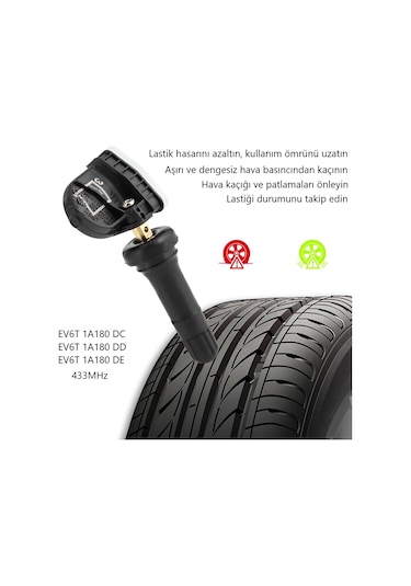 Ford Focus Lastik Basınç Sensörü 433mhz 2011-2018 1 Adet
