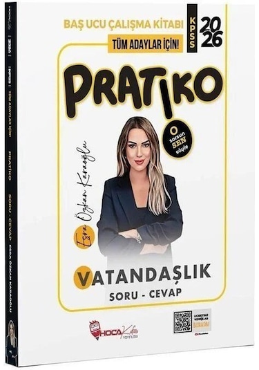2026 Kpss Vatandaşlık Pratiko Soru Cevap Çalışma Kitabı / Esra...