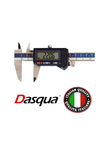 Dasqua 2000-1015 300Mm Mavi Lcd Ekran Dijital Kumpas Ip54 Korum