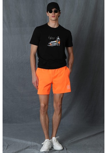 Lufian Aldor Erkek Deniz Şortu Turuncu 111220079100750 Turuncu