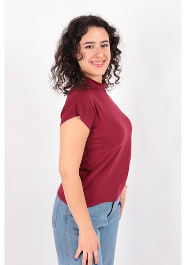 Busem S0016848 Kadın Bluz Bordo