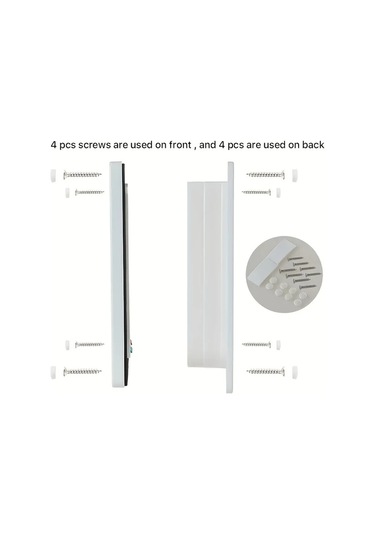 Willowhaven Beyaz 4 Yönlü Kilitli Kedi Köpek Kapısı Uzaktan Kumandalı İç Dış Mekan