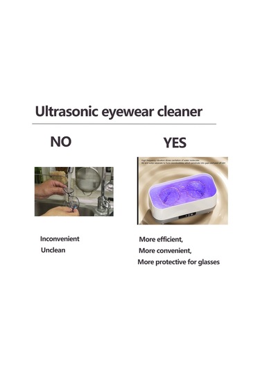 Jialan Ultrasonik Gözlük Temizleyici - Gözlük, Takı Ve