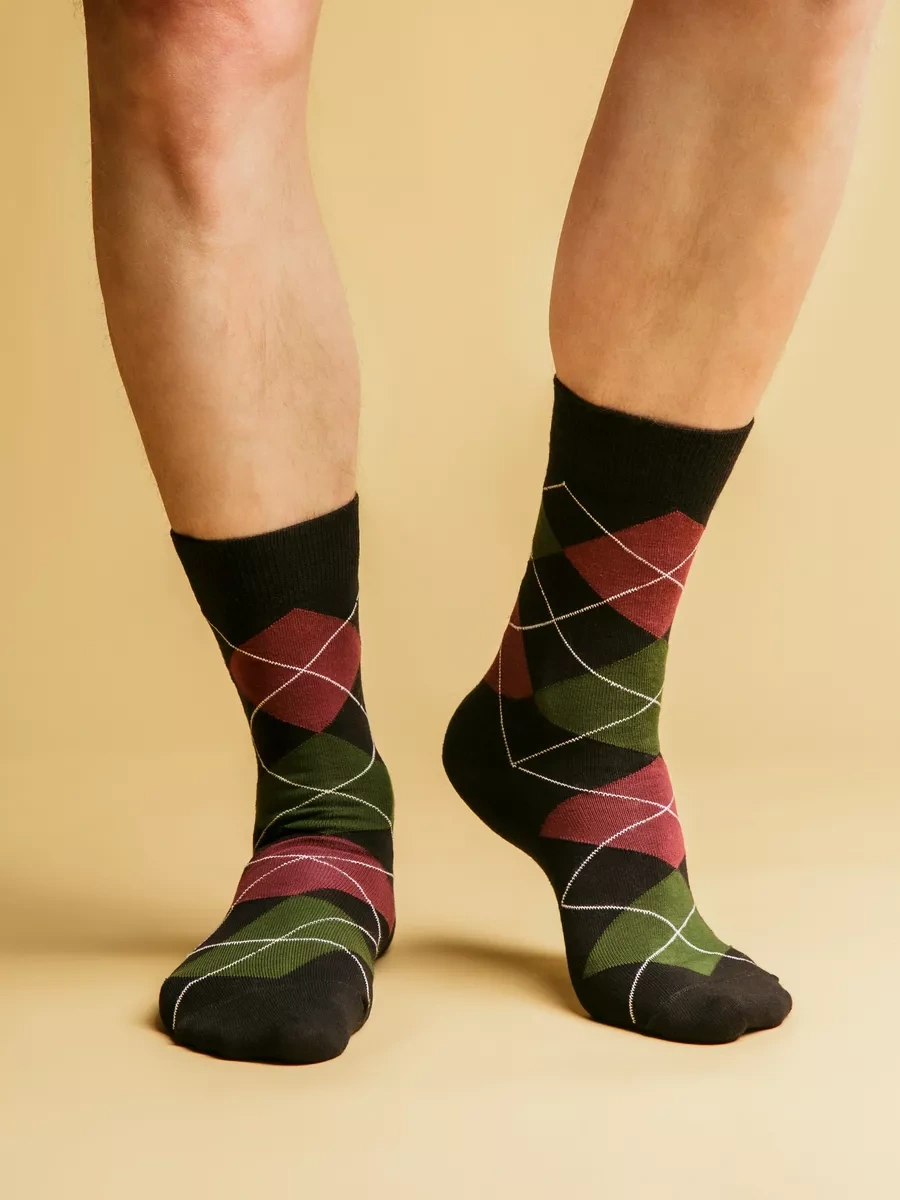 Nosko Yüksek Çoraplar 4 Çift 205409923 Kahverengi