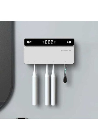 Maoyaya Uv Diş Fırçası Tutucu Şarj Edilebilir Hızlı Kuruyan Diş Fırçası, Çok Renkli Küçük Boyutlu Çok Renkli