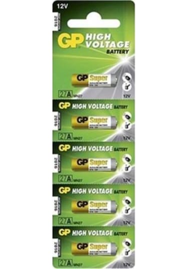 Gp 27A 12 V Kumanda Pili İnce 10 Adet