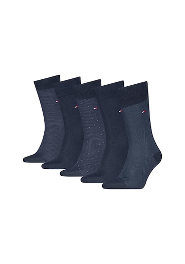 Tommy Hilfiger Tommy Hılfıger Erkek 5 Lı Çorap 701235374-001 Çok Renkli
