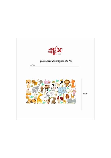 Çocuk Odası Sticker Seti C